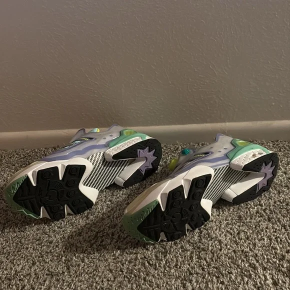 Adidas x Reebok ZX Fury Collab Sneakers - Purple, Green, Yellow - Picture 2 of 5